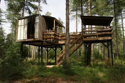 Image de The ultimate tree house experience including hottub