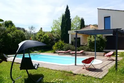 Image de Villa d'architecte avec piscine (Gîte classé 4*) à 12 mn de la mer