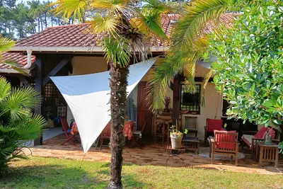 Image de Maison 6 pers, 2 chambres 1 mezzanine, 15 mn en vélo de la plage d’Hossegor