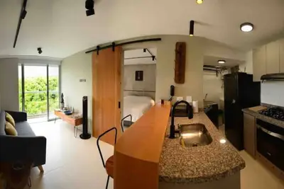 Image de Hermoso Aparta Estudio Súper Dotado Y Súper Vista A La Naturaleza Con A/C