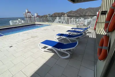 Image de Beach Apt Rodadero. Central, Pool, Shopping, Restaurant, New Building, Modern