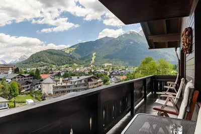 Image de Appartement \"Haus Excelsior Top 35\" avec vue sur les montagnes, balcon et Wi-Fi
