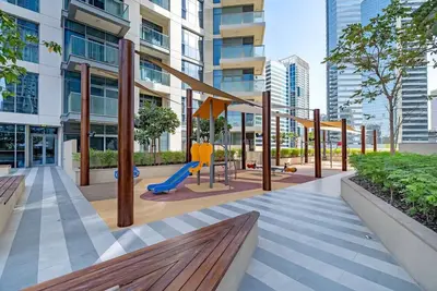 Vogue Bellevue Tower Two-Bedroom Skyline Suite with Burj Khalifa View +Kids Room