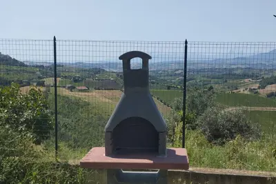 Maison de vacances 'Palme e Vigne' avec terrasse privée, jardin partagé et Wi-Fi