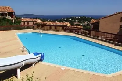 Image de Studio mezzanine avec piscine, parking - 4 pers - Cavalaire