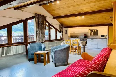 Image de appartement type chalet de montagne, voir photos