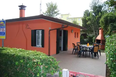 Image de Maison de vacances avec climatisation et jardin