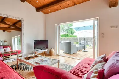Image de Maison pour 7 - 400 m de la plage de la Clère