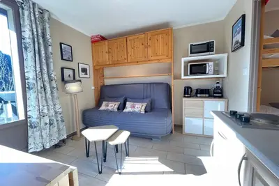 Image de Studio moderne et calme avec parking privatif à Notre Dame de Bellecombe