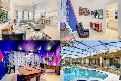 Image de Free Pool & Spa Heat /10 Mins to Disney/ Game Room