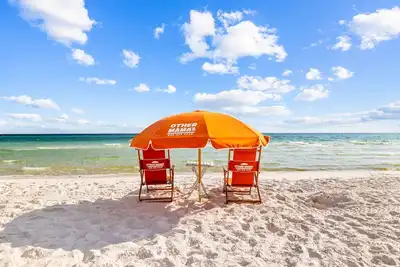 Image de \nGround floor gulf front beach Blue Tide condo between Alys beach & The Hub.