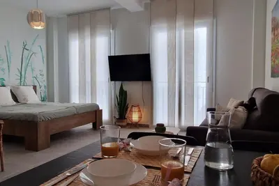 Image de Studio-Appartement-Sdb privée avec douche-Vue sur la cour-Silencioso, Sur