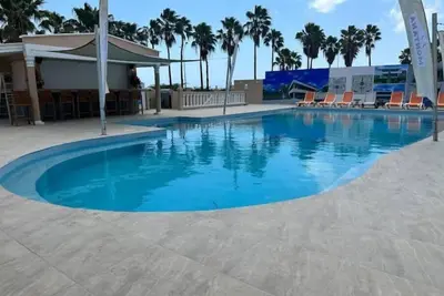 1 bedroom, balcony, Ocean view. Second  floor