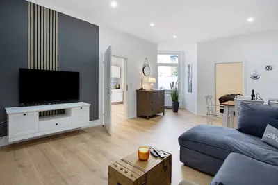 Image de Appartement 'Küstenzauber - Balkon - Top Lage' avec terrasse, balcon et Wi-Fi