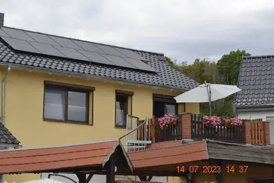 Vacation apartment with a view in Wimmelburg
