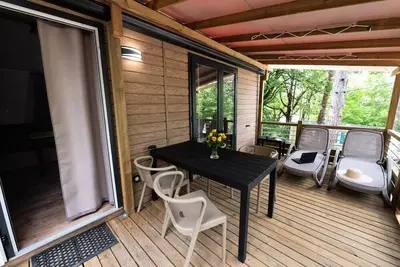 Image de Mobil-home Premium Trendy 28m² - 2 chambres + terrasse couverte - 4 personnes