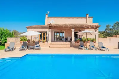 Image de Villa 'Can Rito Nou' avec vue sur les montagnes, Wi-Fi et climatisation
