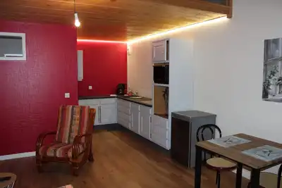 Image de studio aménagé dans une ancienne grange