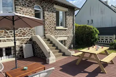 Maison bord de mer, plage de Binic