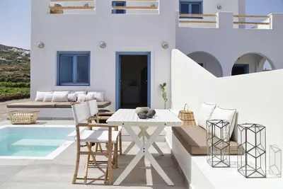 Image de Wonderful Santorini House | Villa Nykteri | Private Pool | Sea Views & Plunge Pool | Finikia-Oia