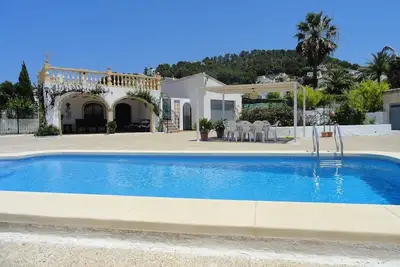 Image de Villa 'Jávea Rafalet' avec vue sur les montagnes, Wi-Fi et climatisation