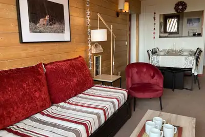 Image de Appartement pour 6/7 pers, vue montagne, petits animaux admis