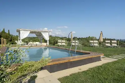Image de Maison de vacances privée avec piscine privée, Wifi, climatisation, Tv, patio, vue panoramique