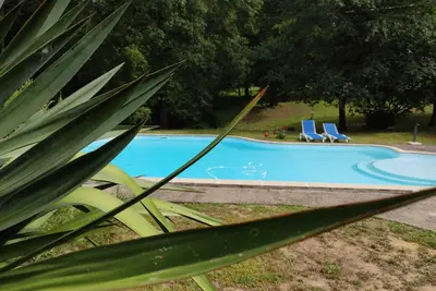 Image de Belle Maison au Coeur des Landes Avec Grande Piscine