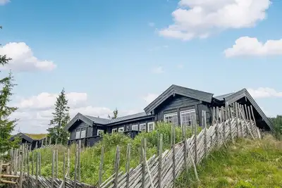 Image de Belle maison à Sjusjøen avec sauna