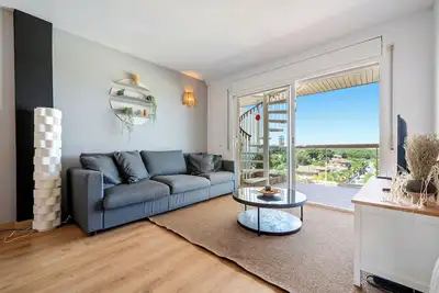 Image de Appartement 'Fonoll' avec vue sur la mer, piscine partagée et climatisation