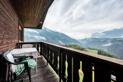 Image de Ferme 'Ferienwohnung Gatscherhof' avec vue sur les montagnes, jardin partagé et Wi-Fi