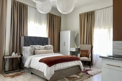 This studio is a 1 bedroom(s), 1 bathrooms, located in Crown Point, Tobago.