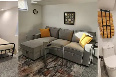 Image de Basement Bliss: Cozy Getaway, Basement Bliss: Cozy Getaway