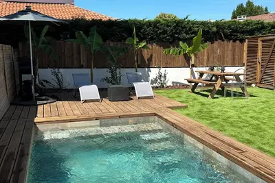 Biarritz, logement avec piscine privée chauffée