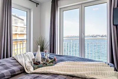 Image de Schleivilla Hafenmeister by Seeblick Ferien Oro, Wasserbett, Billardtisch, kamin