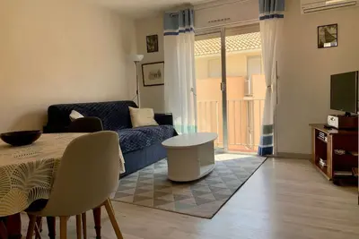 Image de Appartement à 2 pas de la plage de Mèze, climatisé, parking gratuit, labelisé 2 clés Clevacances