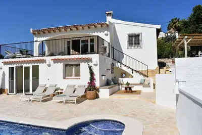 Zen Villa Moraira - Private Ibiza style holiday home in Moraira, close to beach