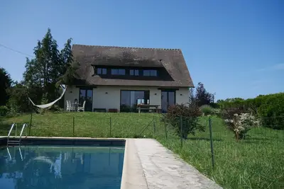 Image de Maison de campagne avec piscine-10km de Deauville