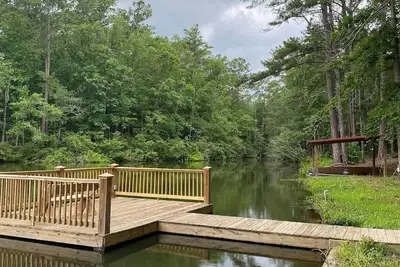 Lakefront Hamilton Cabin w/ Dock & Fire Pit!