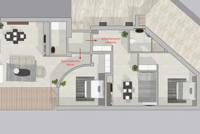 Image de Two-room apartment Neptune lake view