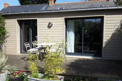 Image de Maison + Tiny House Dinard à 10 mn de la Plage, Dans Allée Calme