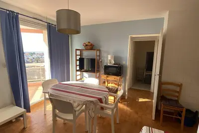 Image de Deux-pièces sud, balcon sur plage, 4 pers - Canet-Plage