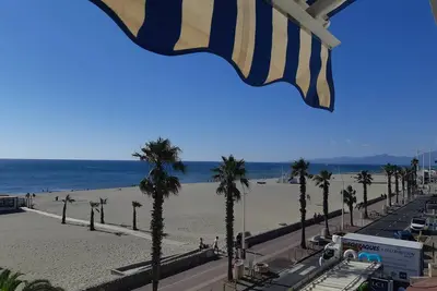 Image de Charmant T2 Centre-Ville à Canet-Plage face à la mer - 4 personnes