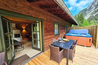 Image de Luxury Chalet Rauschberg, 115sqm, 3 bedrooms, box-spring beds, terrace with Jacuzzi