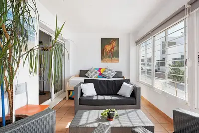 Image de Appartement \"Mirador del Palmar\" avec vue sur la plage, terrasse privée et Wi-Fi