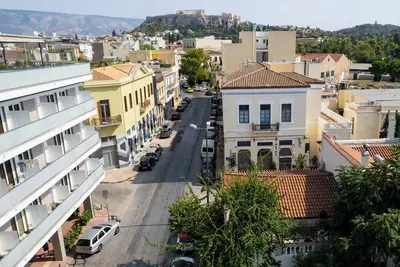 Image de Wonderful Neoclassical with Acropolis view, free parking, fireplace & terrace!