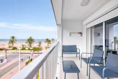 Image de Appartement 'Bonaire' avec vue sur la mer, piscine partagée et terrasse privée