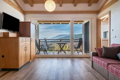 Image de Appartement \"Apt Gamsstube\" avec vue sur les montagnes, terrasse privée et Wi-Fi