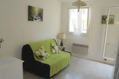 Image de Studio cosy avec terrasse, parking privé et à 200m de la plage