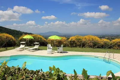 Image de Magnifique ferme Ă Casperia avec piscine